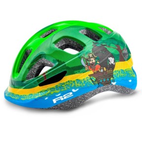 R2 Bunny Kids Helmet, Green Pirate
