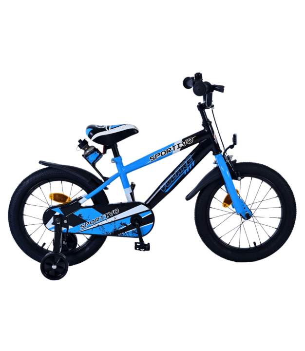 Volare Sportivo Kids Bike, Boys, 16", Blue/Black
