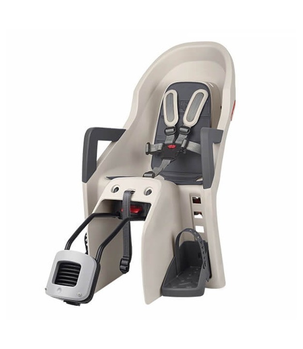 Polisport Guppy RS Plus Cream/Grey | Frame mounting child Seat