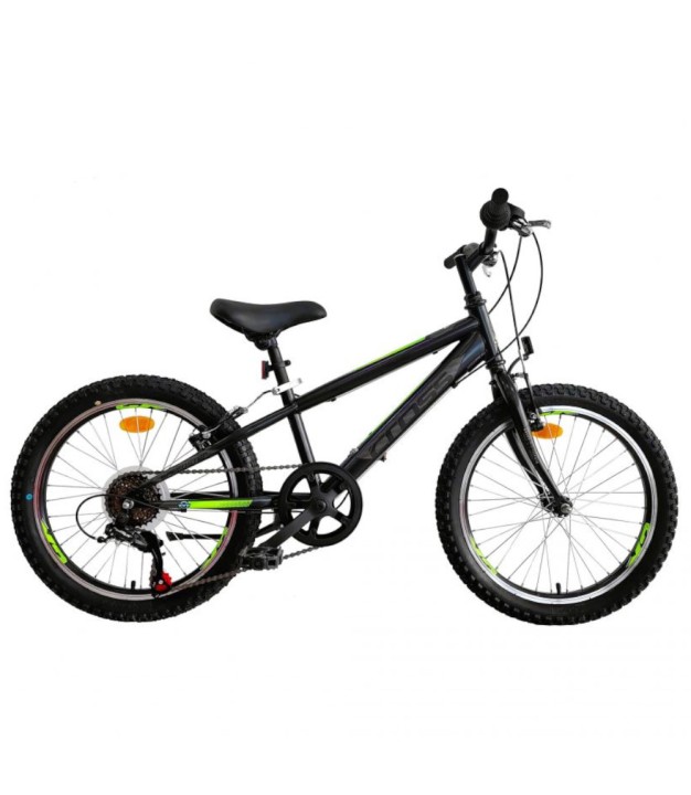 Cross Speedster Steel 20" Kids Bike, Black