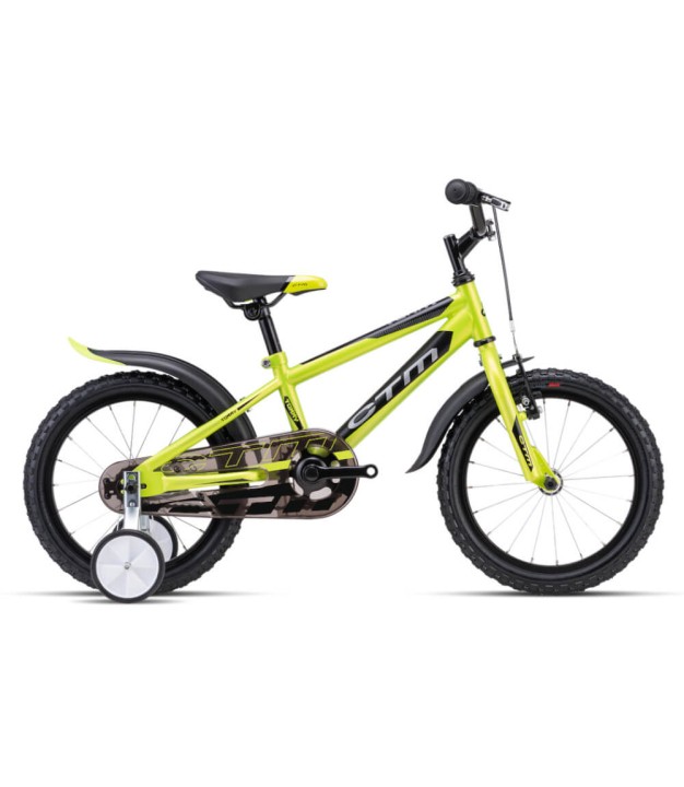 CTM Tommy Kids Bike 16'', Lime Pearl
