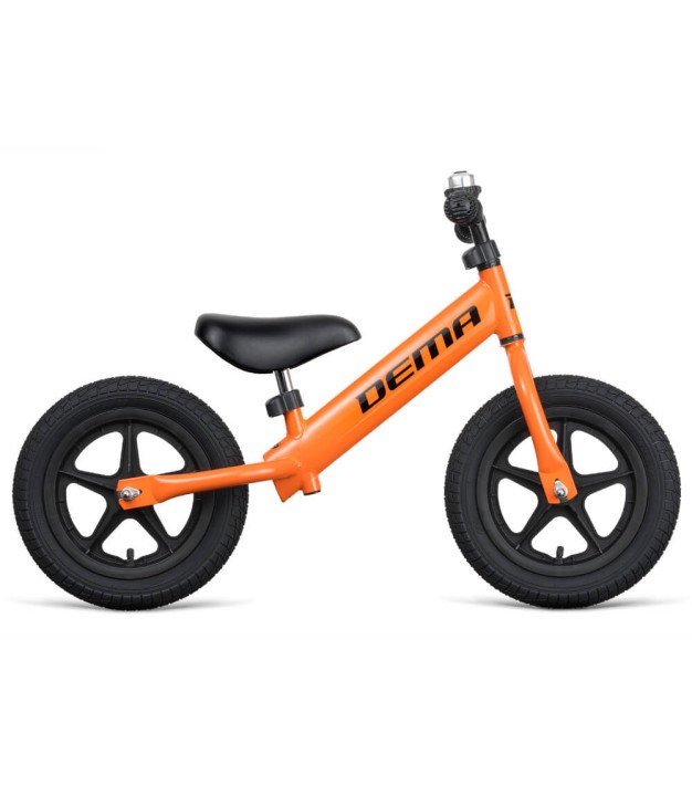 Dema Beep Air LT Kids Balance Bike, Orange/Black
