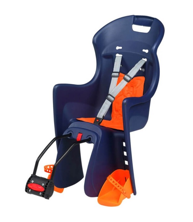 Poliport Boodie FF Child Bicycle Seat Blue/Orange
