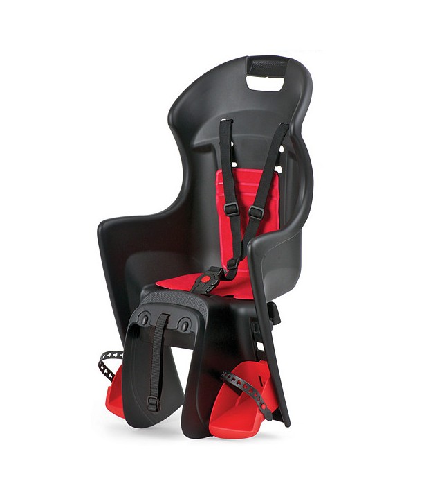 Poliport Boodie CF Child Bicycle Seat Black/Red