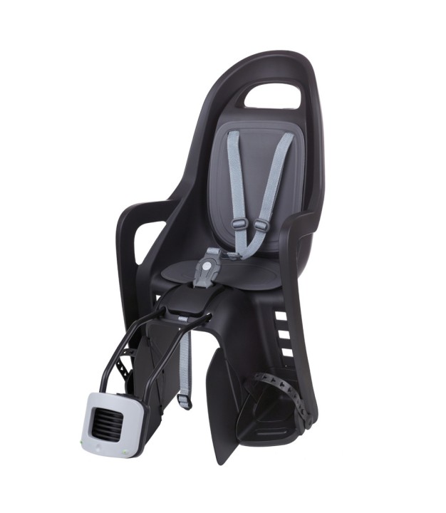 Polisport Groovy FF Child Bike Seat, Black Dark/Grey
