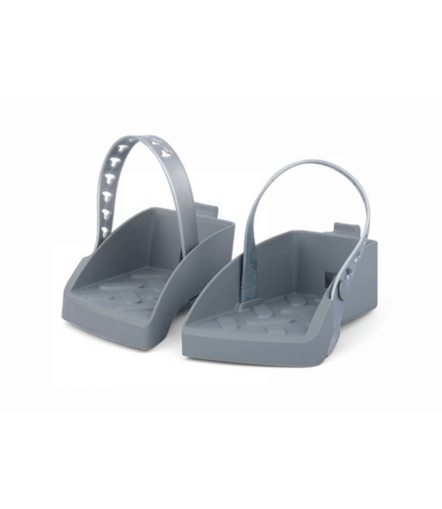 Polisport Footrests With Straps for Guppy Maxi, grey
