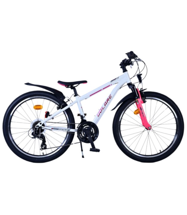 Volare XC Race Kids Bike 24", White/Pink